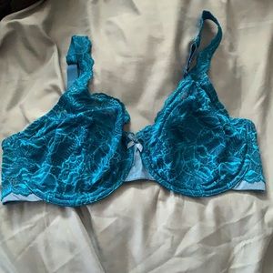 Bali Lace Desire Bra in Teal size 40D